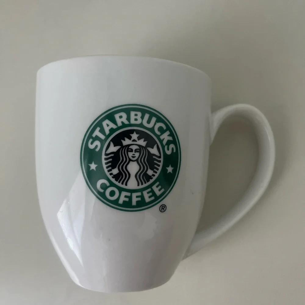 Starbucks Classic Vintage Logo Ceramic Coffee Mug Mermaid Siren 1990s - Picture 4 of 6
